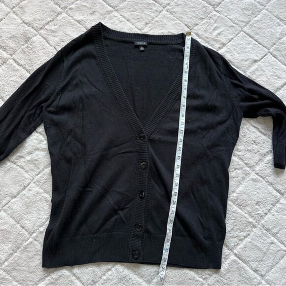 Torrid | Black Open Front Button Cardigan | Size 2 - Picture 10 of 10